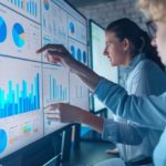 analysis-of-indicators-on-a-dashboard Digital Display of Statistics and Data Visualizations