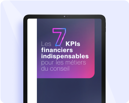 KPIs financiers société de conseil