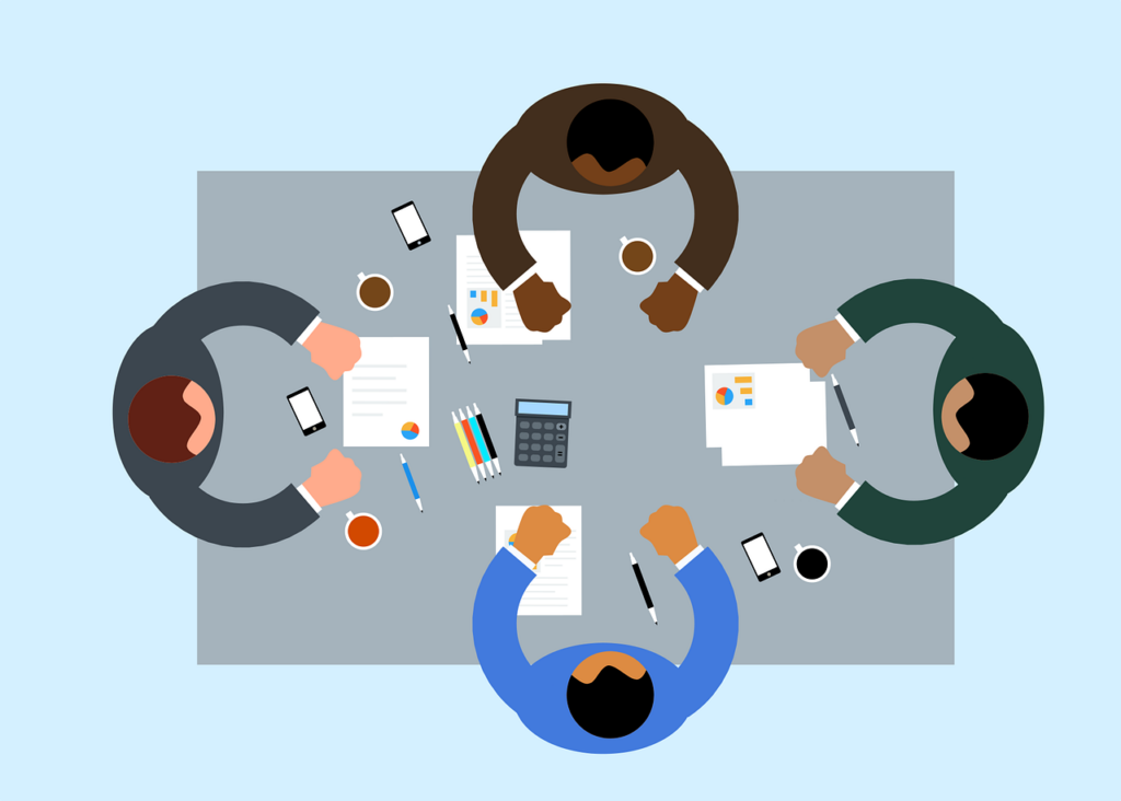 Collaborazione d'équipe