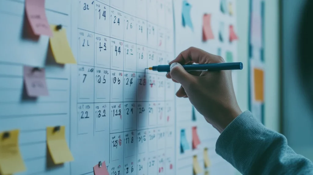 Someone who puts important deadlines on a schedule