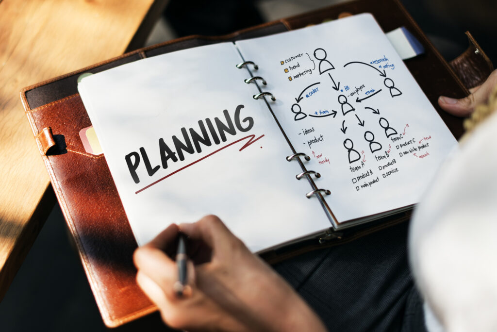 Illustration of a task schedule
