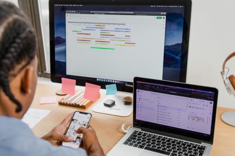 Project manager using tracking tools