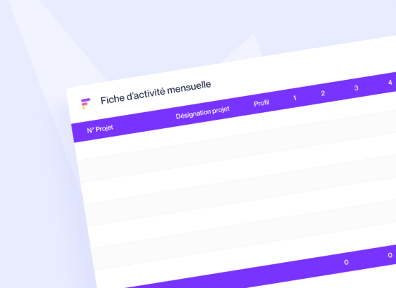 Modèle de Compte Rendu d’Activité (CRA)