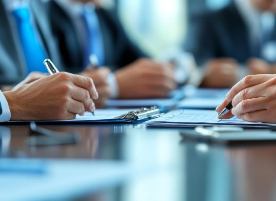 Una sessione di lavoro sulla gestione aziendale
