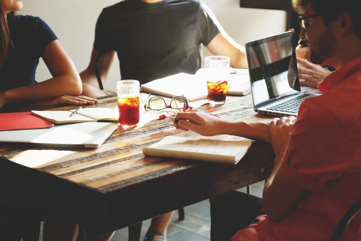 Colleagues in a meeting