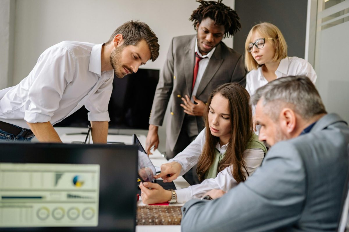 Cross-functional collaboration between team members