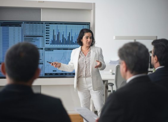 A Colleague in a Meeting